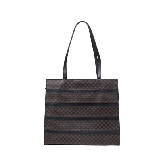 CELINE Black Macadam Shopper Bag A-A32629 - Picture 1 of 1